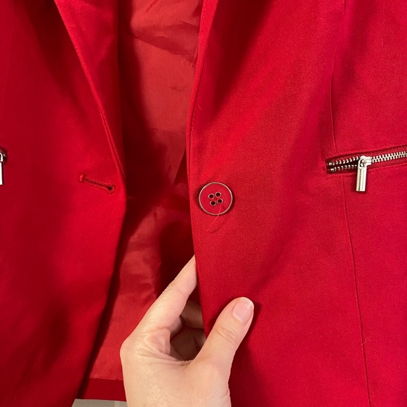 Women’s Red Blazer - Picture 3 of 9